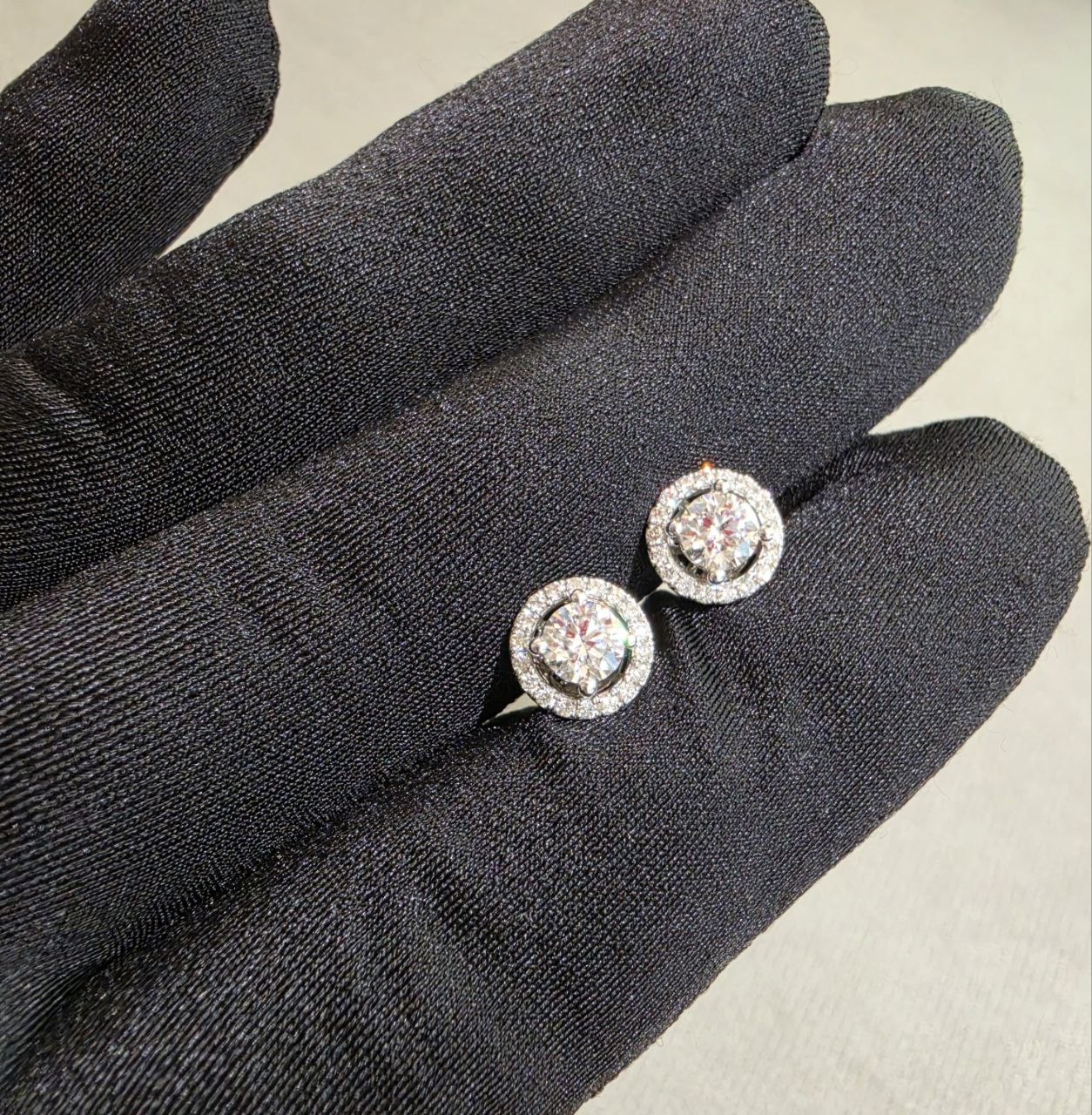 Серьги трансформеры с бриллиантами 1,01ct.
